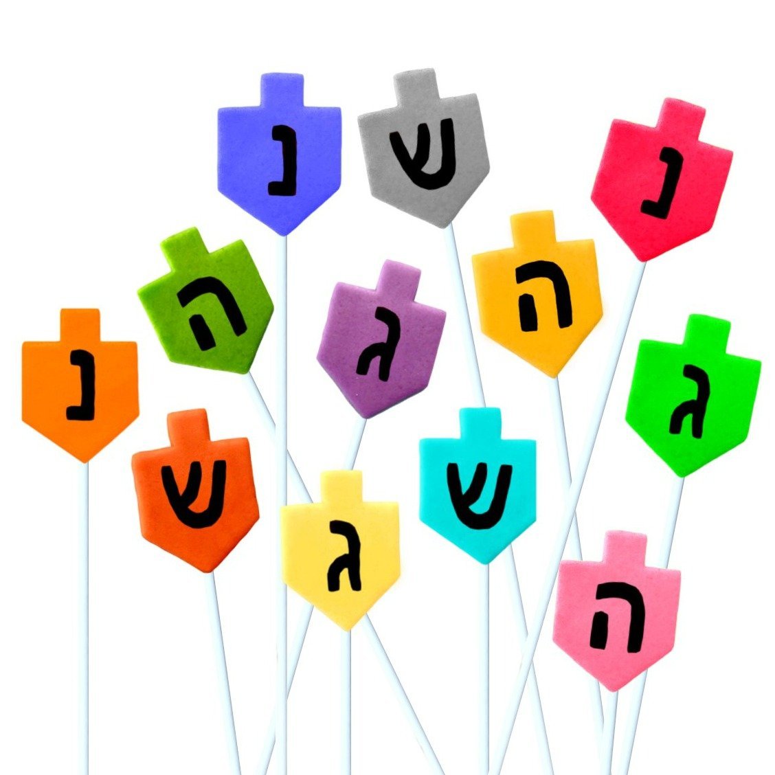 Marzipan Colorful Dreidel Set、mySite、topwebapps