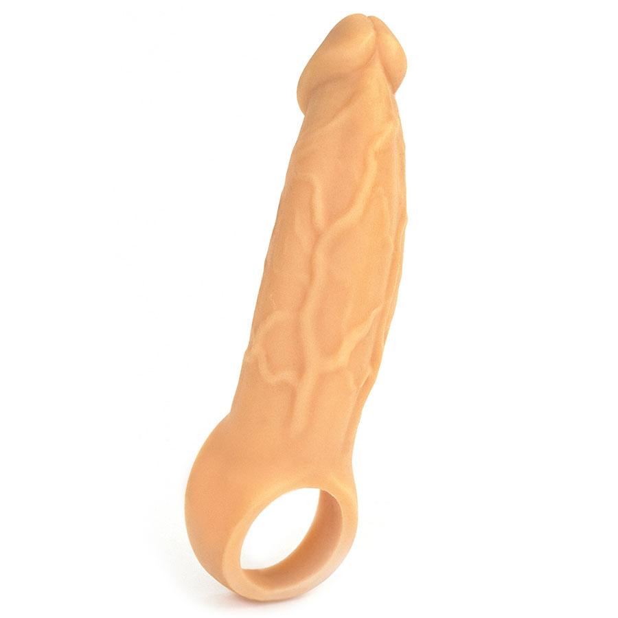 9 Inch Realistic Performance Penis Sleeve Natural Silicone Girth Enhancer、mySite、bottomscart