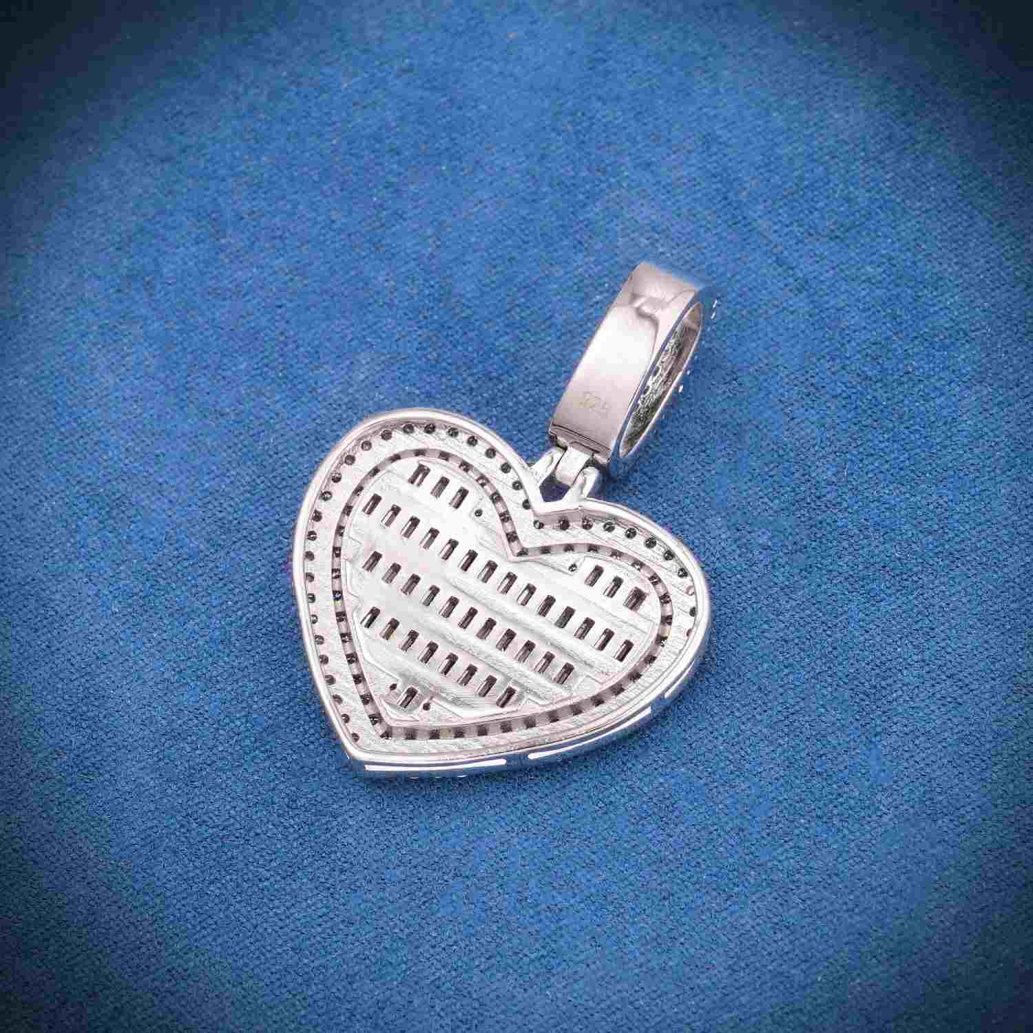 Moissanite Heart Pendant 14k Gold、mySite、hinf8tx79