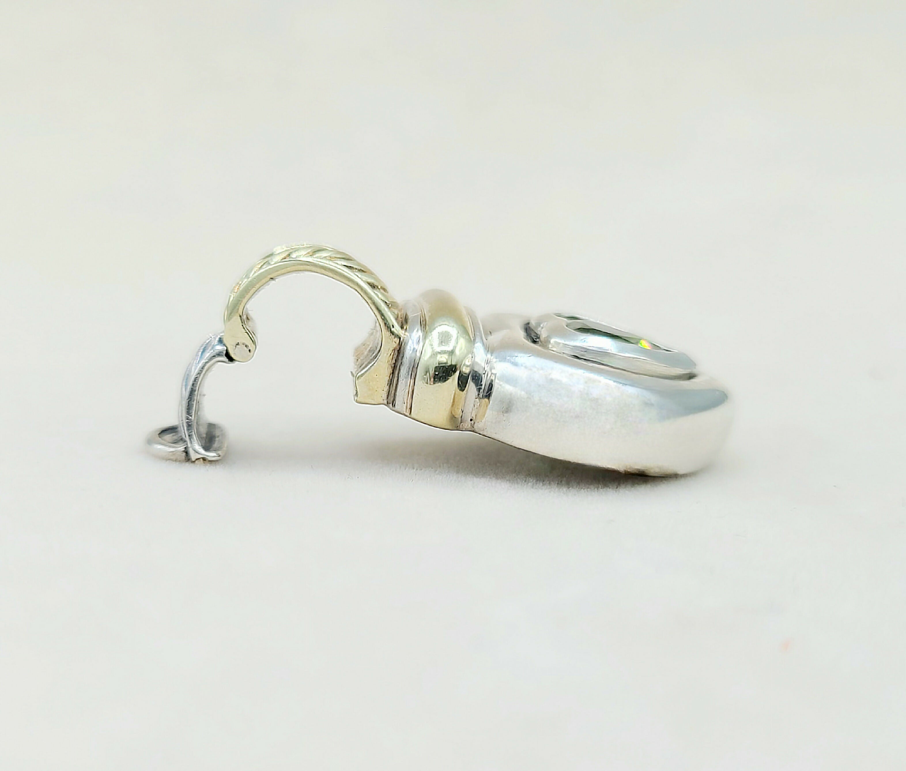 David Yurman Heart Pendant Enhancer Peridot & Gold、mySite、hinf8tx79