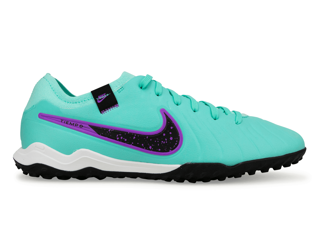 Nike Men's Tiempo Legend 10 Pro TF Turquoise/Black/Purple、mySite、noshort