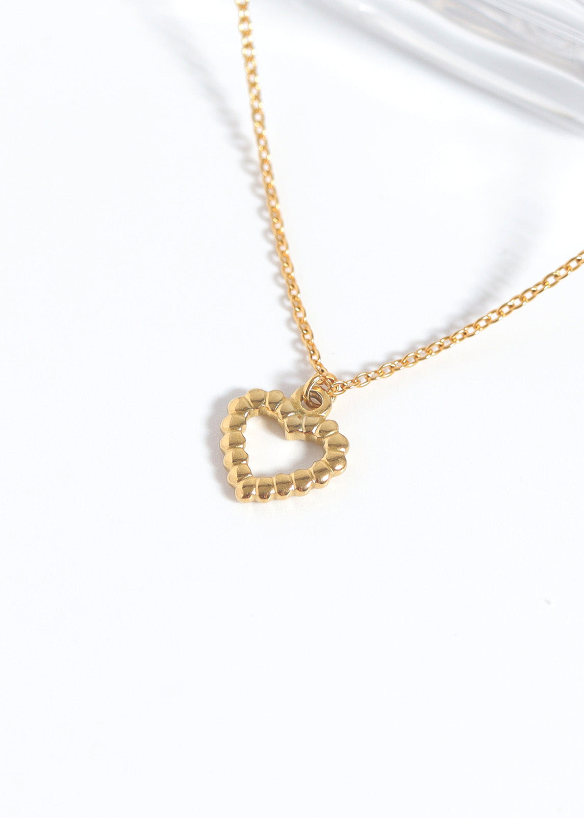 18K Gold PVD Stainless Steel Heart Charm Set / BND0066、mySite、dreamappss
