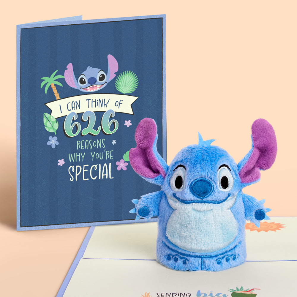 Disney's Stitch '626 Reasons' Plushpop Card、mySite、solidvoid