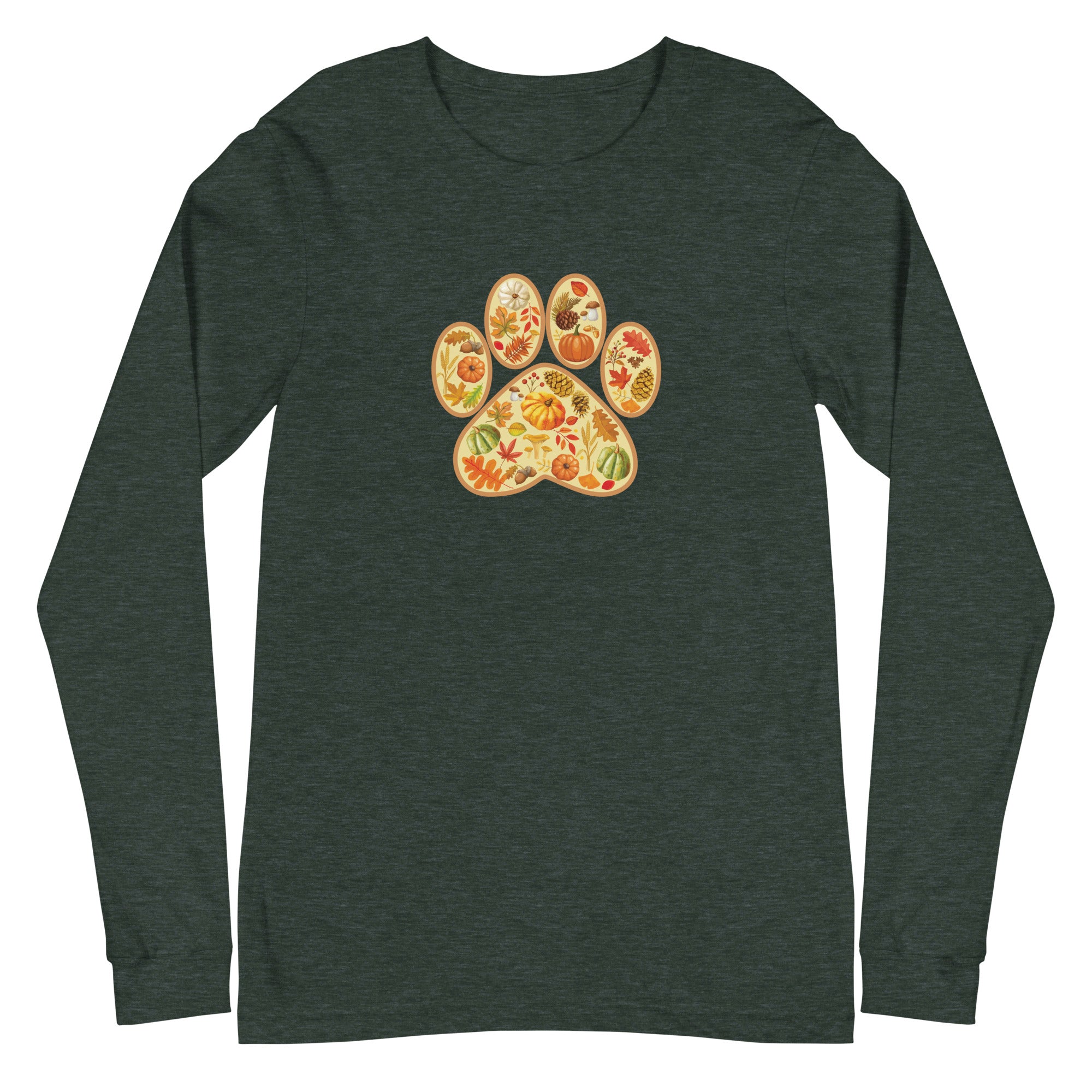 Paw Print of Autumn Long Sleeve Tee、mySite、camillekostekn