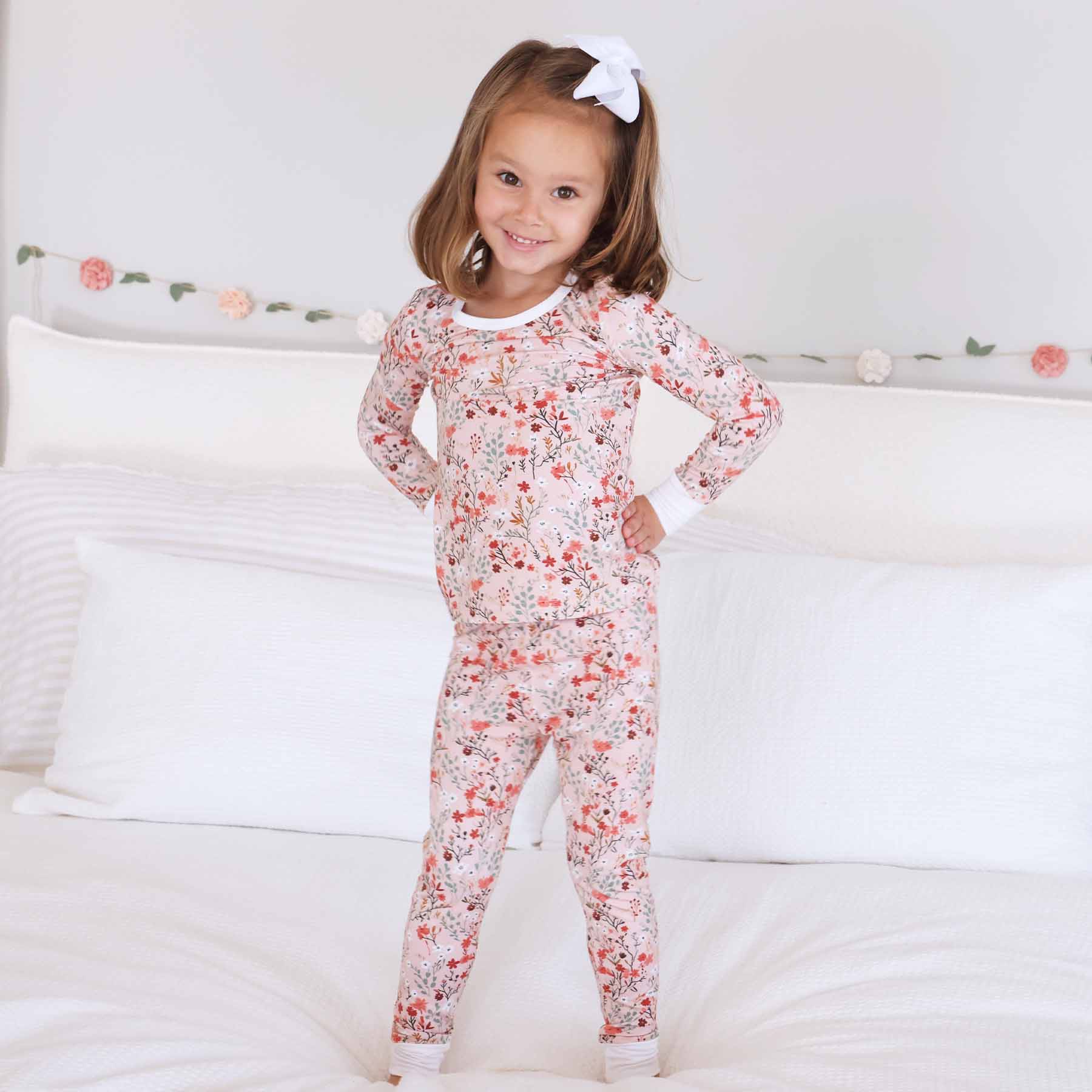  Autumn Blooms Two Piece Pajama Set、mySite、layawaytickets