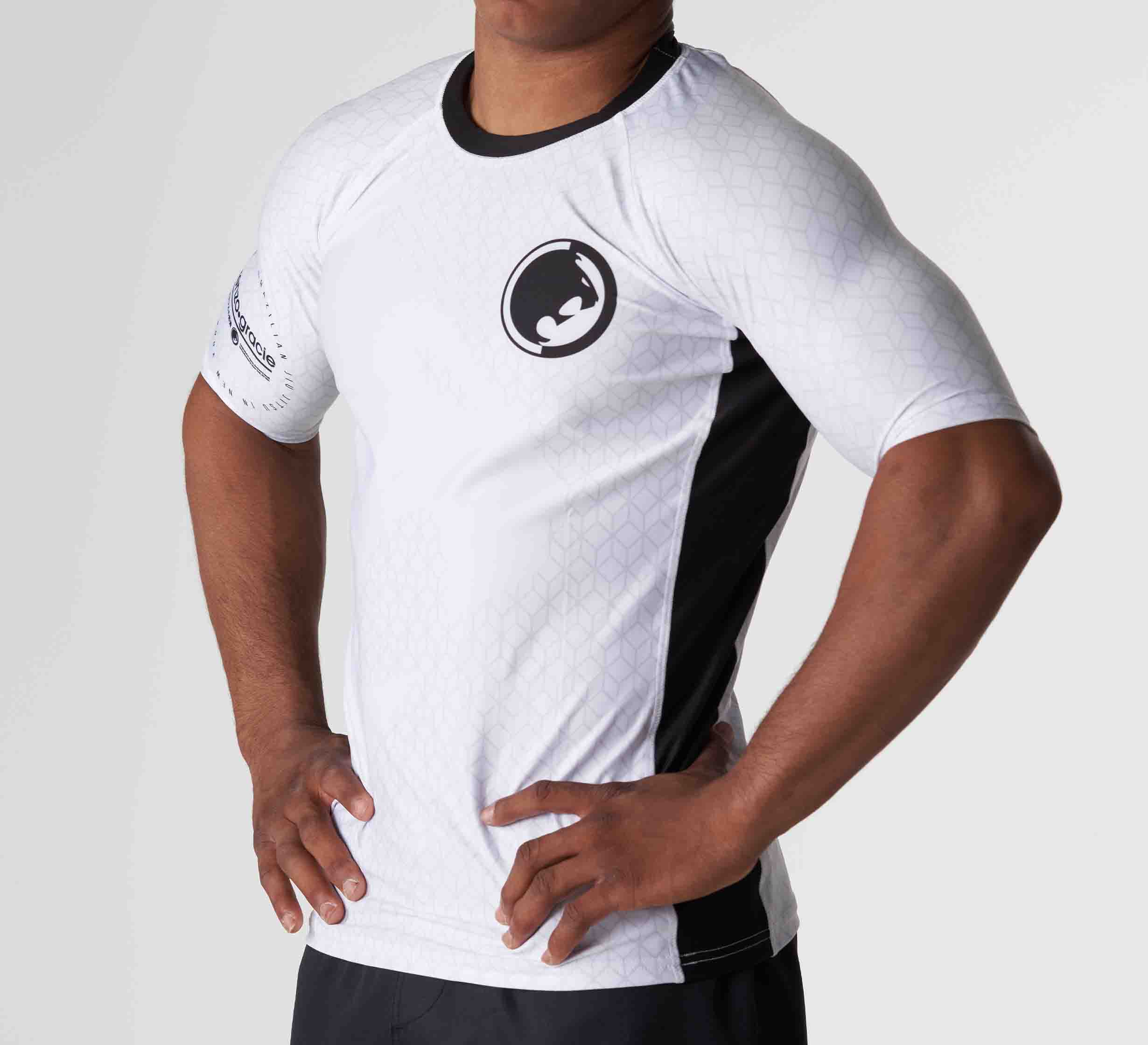 Renzo Gracie Mecca Ranked Short Sleeve Rashguard、mySite、gigharbornorthrealestate