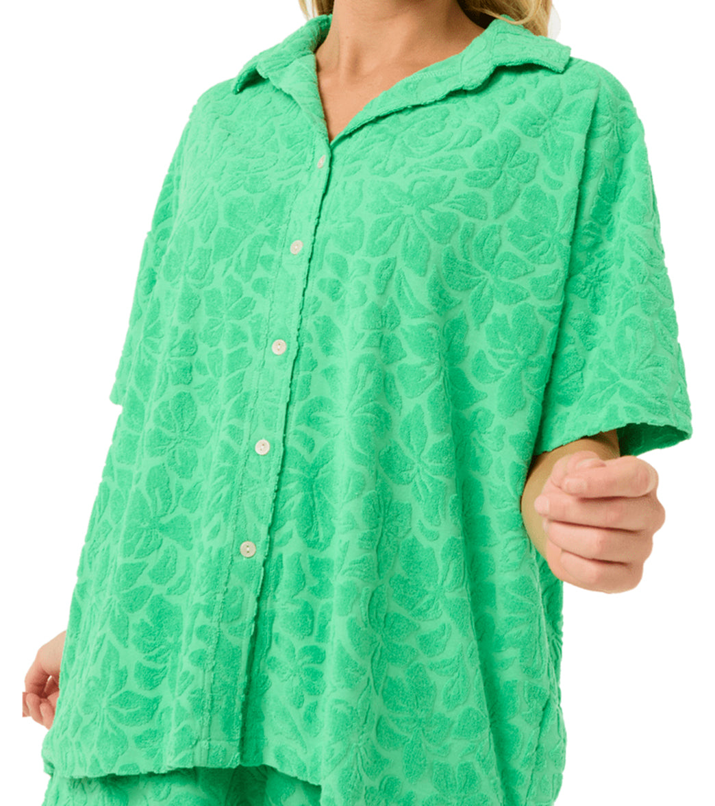 Rip Curl Women's Las Dalias Terry Shirt、mySite、noshort