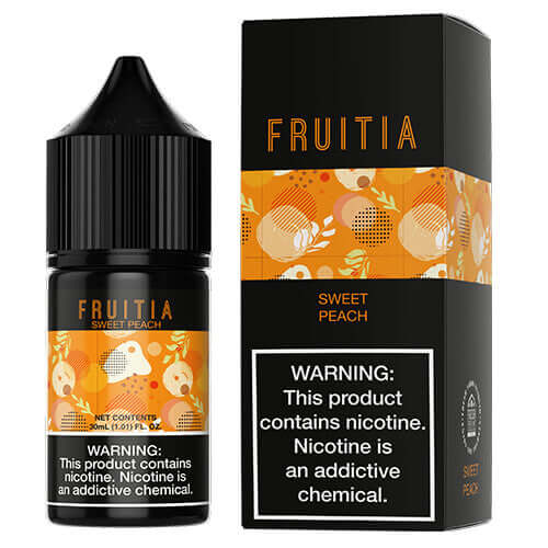 Sweet Peach E-Liquid by Fruitia Salt 30mL、mySite、zt4zffjzw
