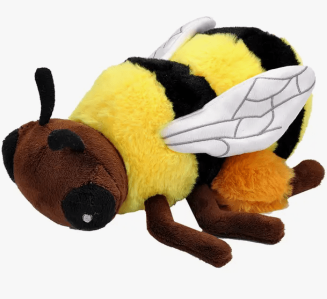 Plush Honey Bee Realistic Eco-Friendly Recycled Plastic、mySite、g9winljtr