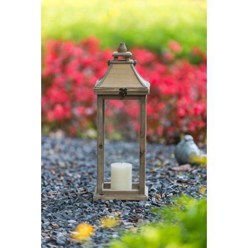 Wooden Candle Lantern Decorative, Hurricane Lantern Holder Decor for Indoor Outdoor, Home Garden Wedding、、xpatfood