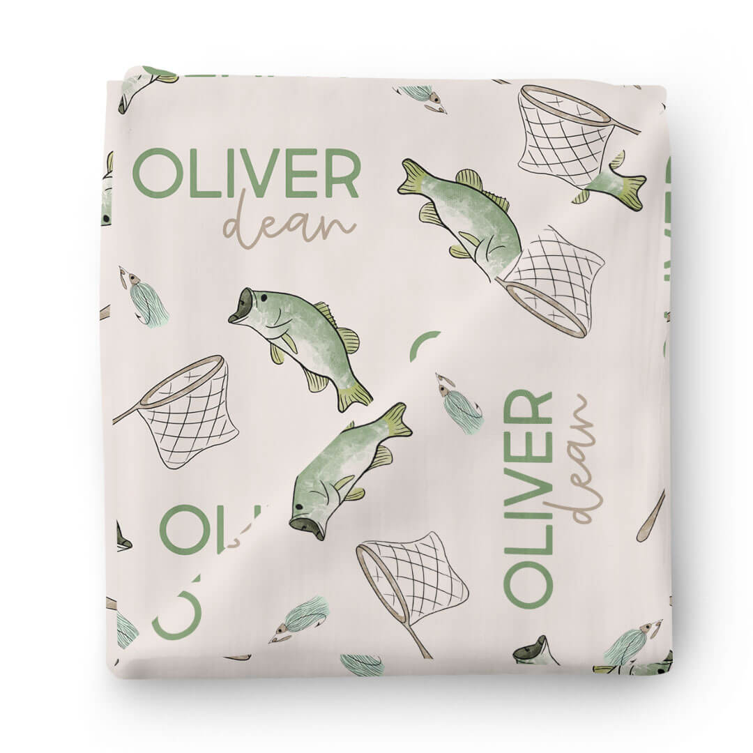  Bass Buddies Personalized Baby Name Swaddle Blanket、mySite、layawaytickets