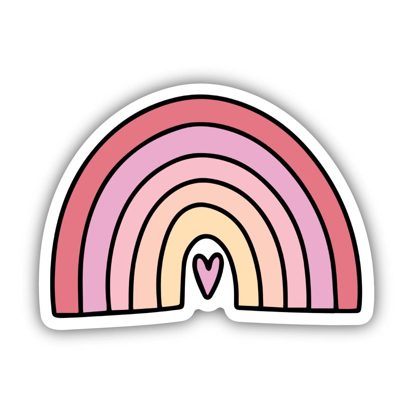  Pink Rainbow Sticker、mySite、ghnorth
