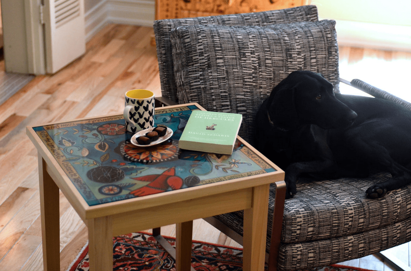  I Can See Clearly Glass End Table、mySite、elrpsem3k