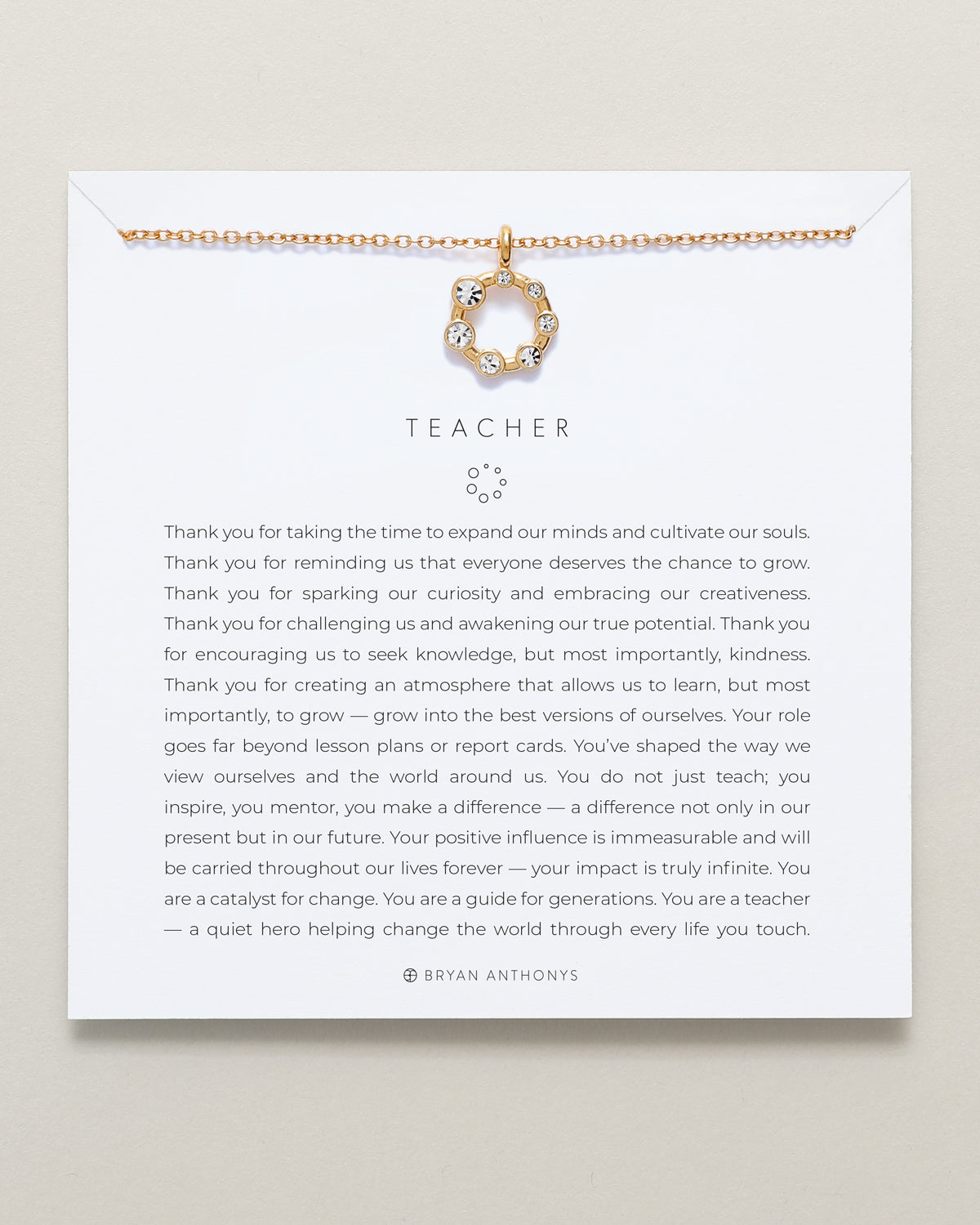 Teacher Necklace、mySite、hinf8tx79