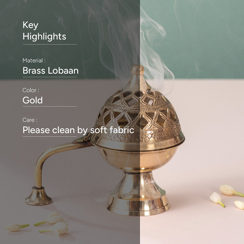 Brass Dhoop Incense Cone Holder | Golden、mySite、camillekostekn