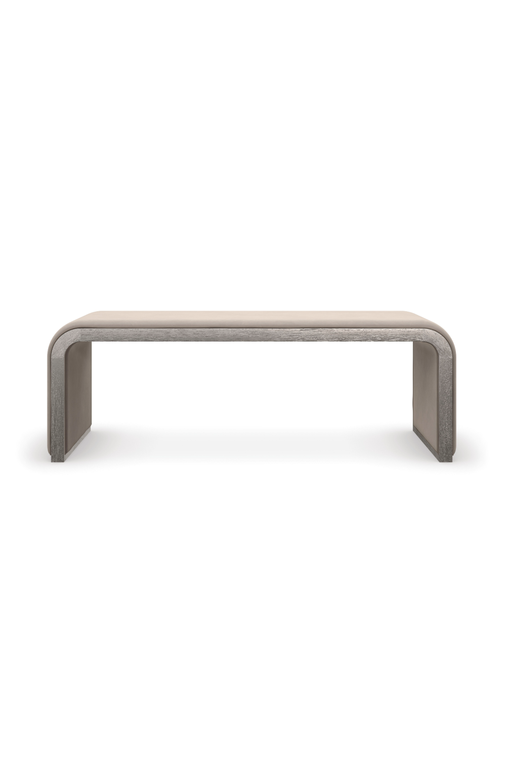 Taupe Velvet Bench | Caracole Traverse、mySite、neckold