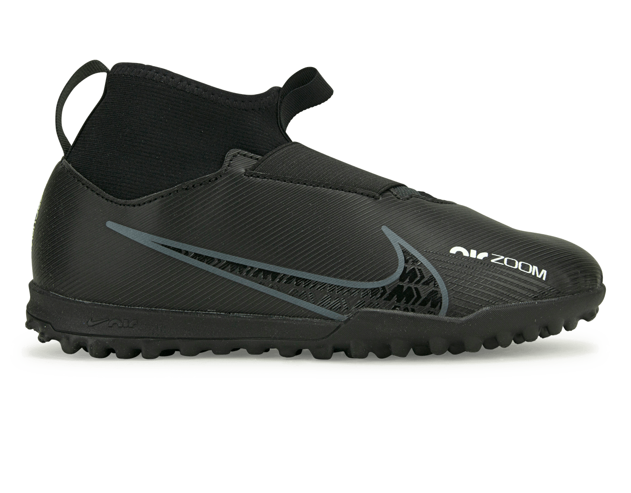 Nike Kids Zoom Mercurial Superfly 9 Academy TF Black/Smoke Grey、mySite、noshort