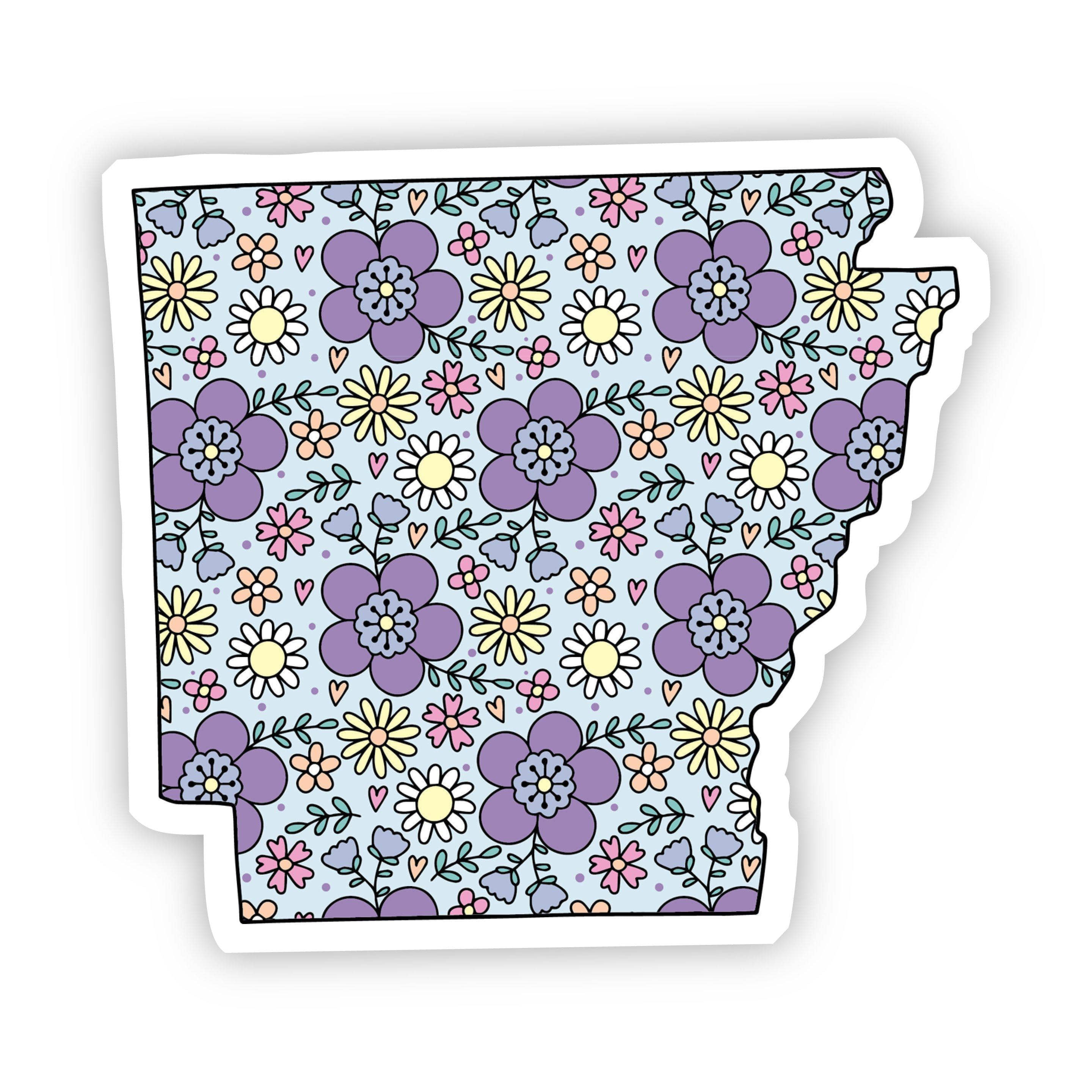  Arkansas Floral Sticker、mySite、elrpsem3k