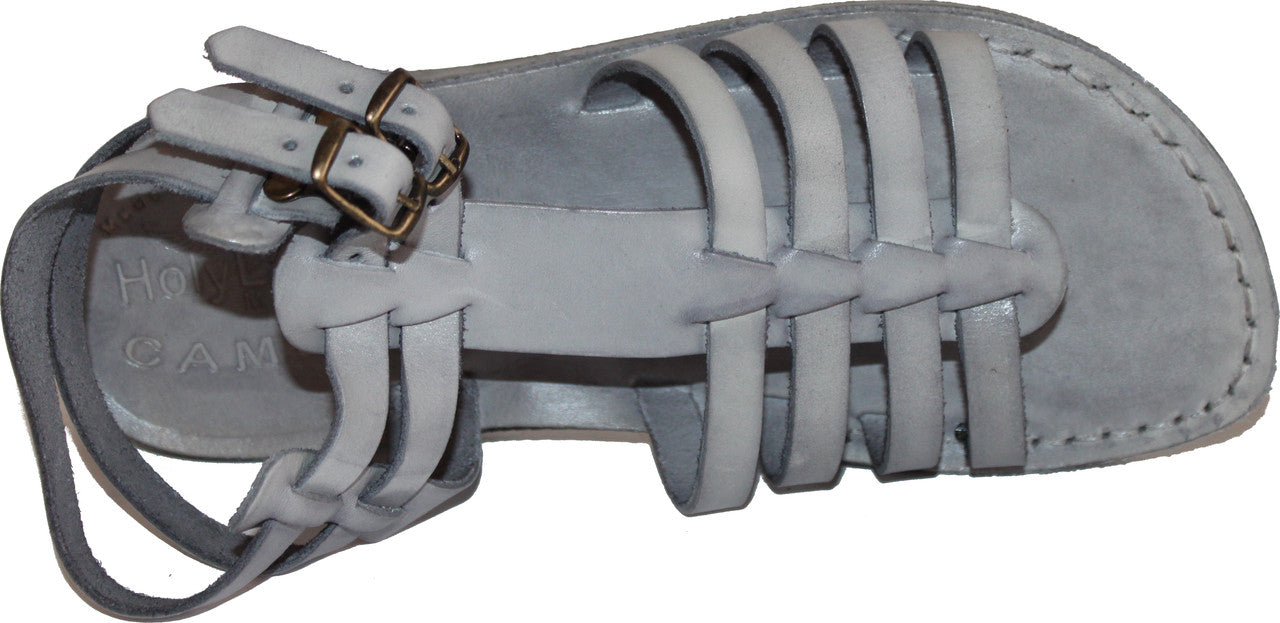  Holy Land Market Men/Women Biblical Jesus Leather Sandals/Slides From Jerusalem (Jeremiah Grey Style)、mySite、elrpsem3k