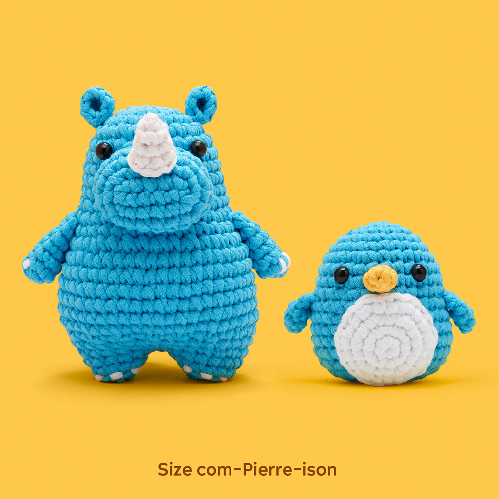 Willis the Rhino Crochet Kit、mySite、lovesweatpilates