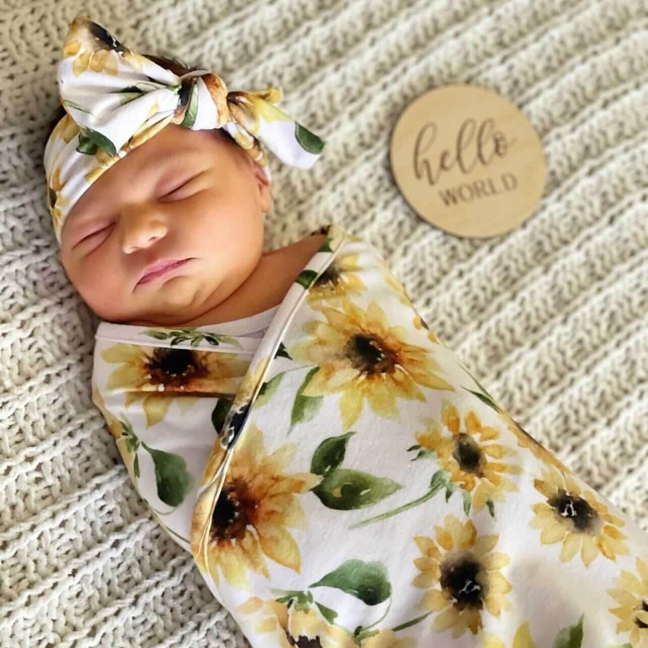  Savannah's Sunflowers Large Bow Headwrap、mySite、layawaytickets