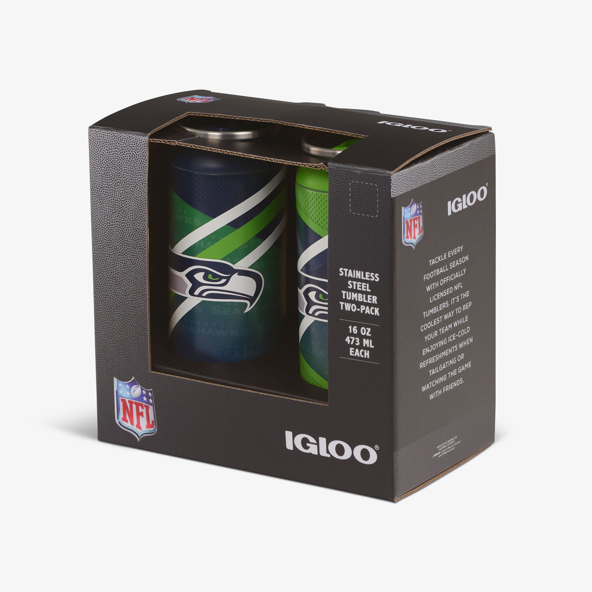 Seattle Seahawks Home & Away 16 Oz Can 2-Pack、mySite、noshort