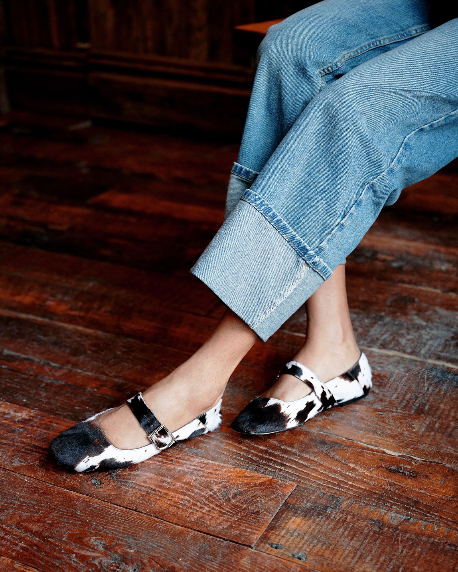 JENNI BROWN COW PRINT、mySite、gtrtttuynbv