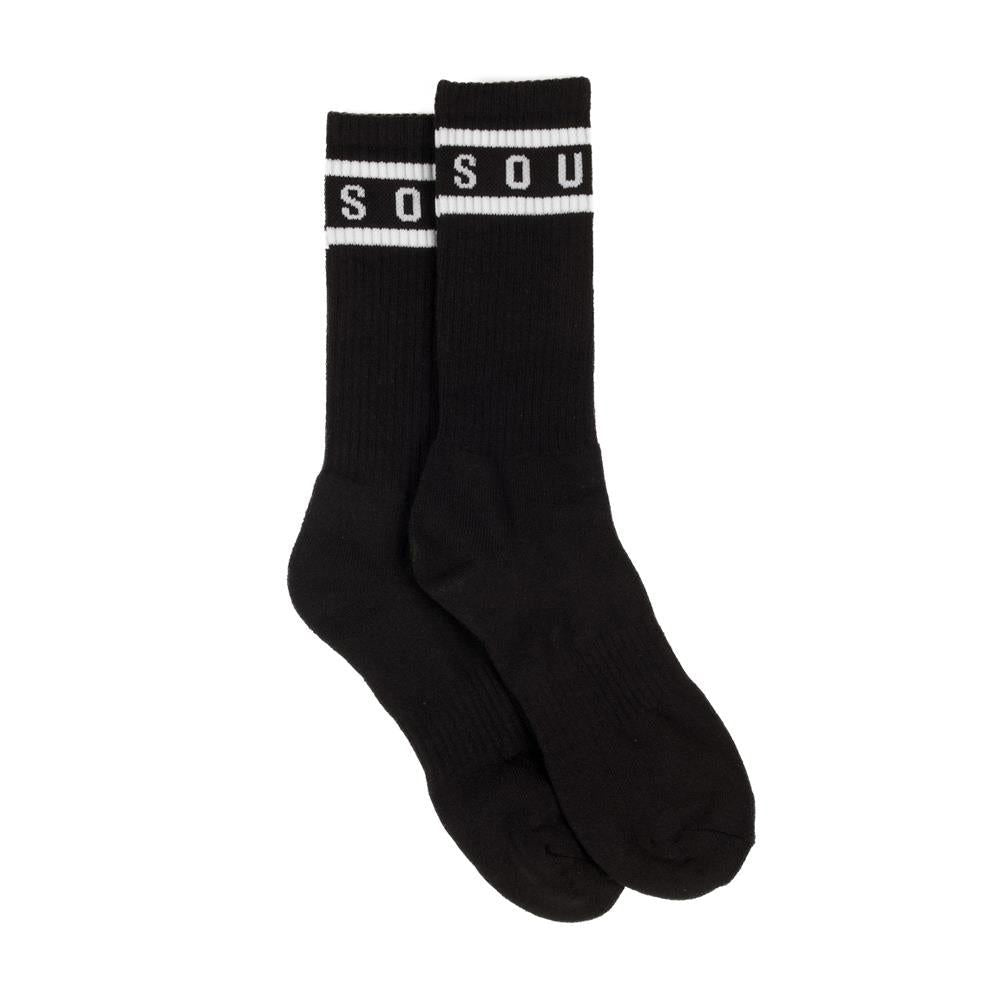  Source Youth Crew Socks - Black、mySite、merchandisen