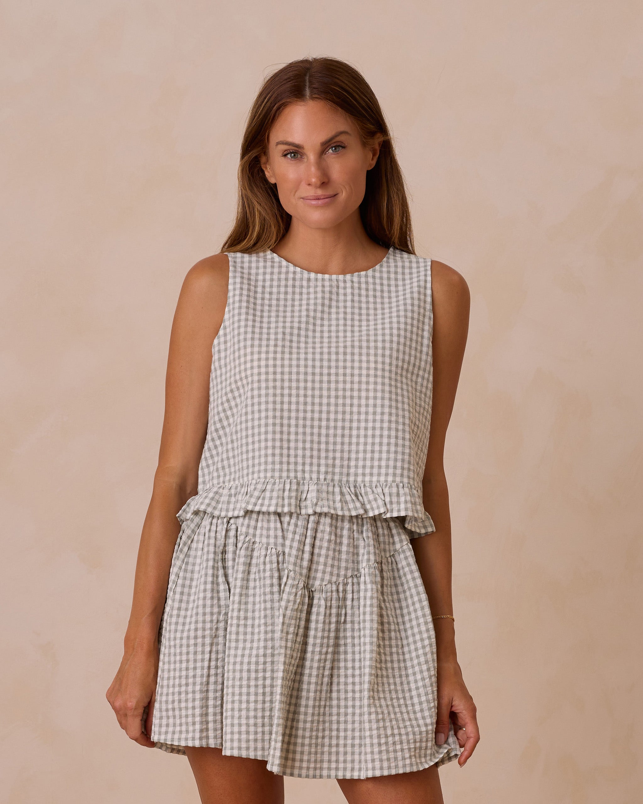  Sparrow Skirt | Eucalyptus Gingham、mySite、layawaytickets