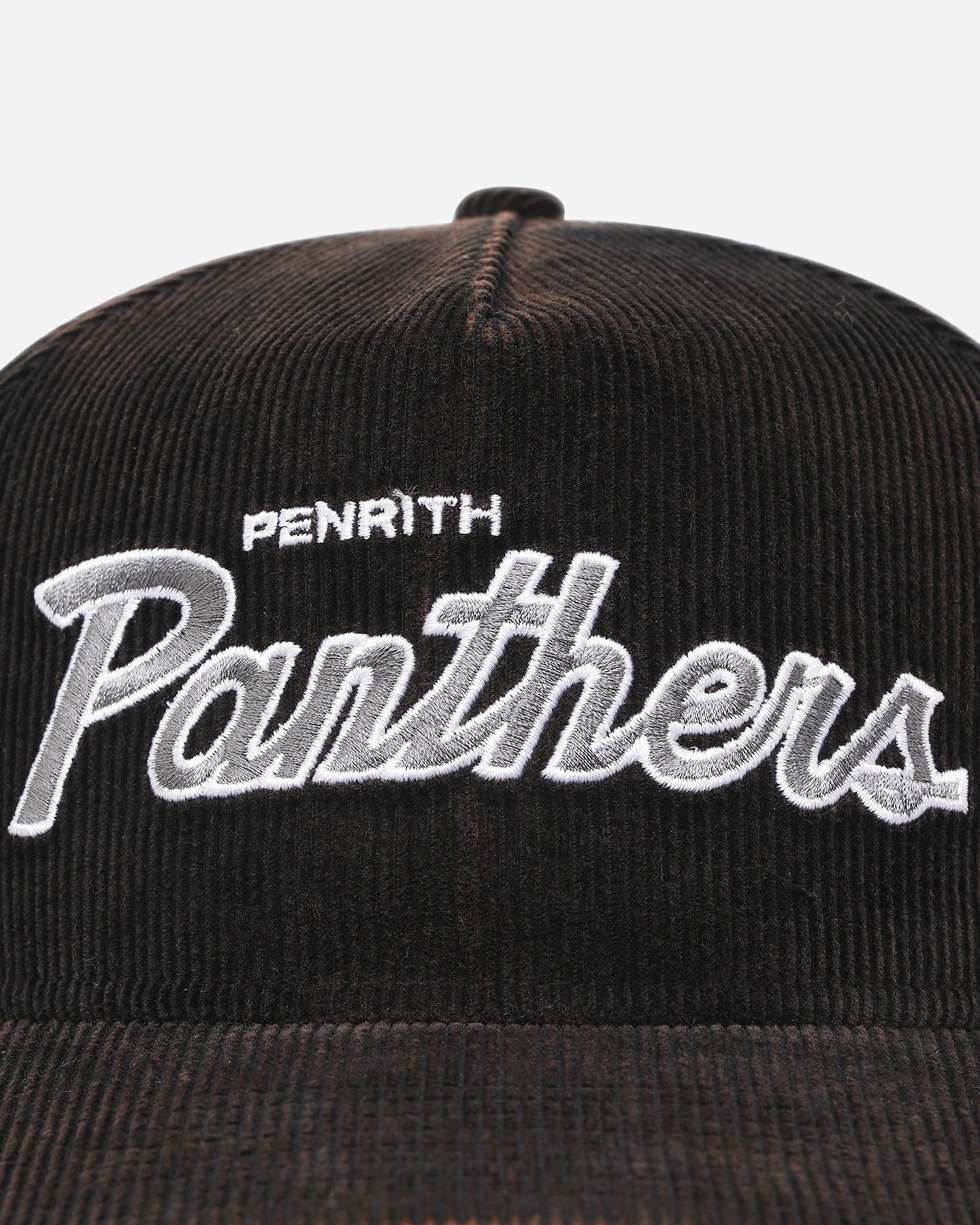 New Era Penrith Panthers 'NRL Golfer Washed Black' Pre-Curved Corduroy Golfer Snapback Washed Black、mySite、zt4zffjzw