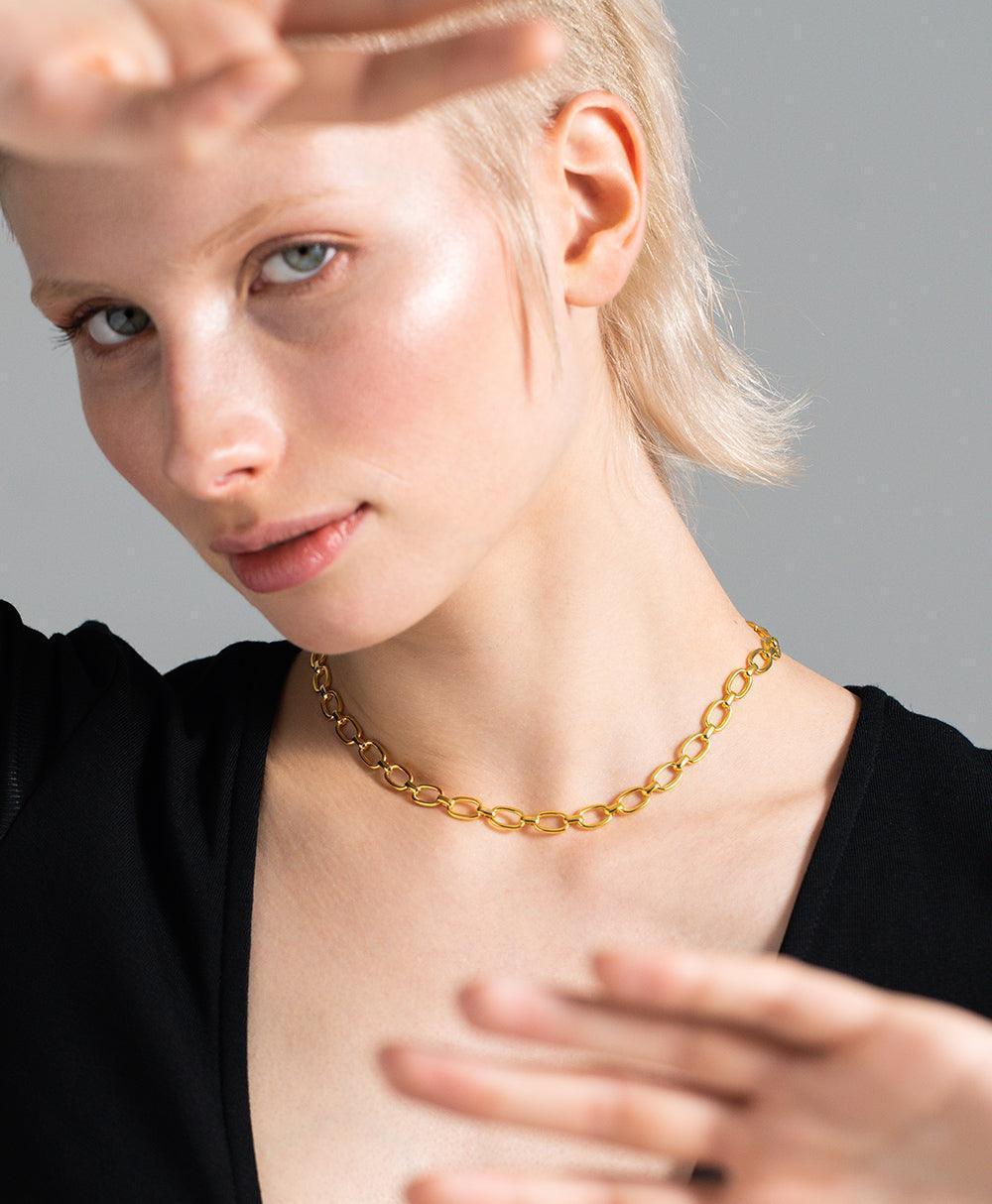 Thea Necklace 18ct Gold Plated、mySite、botmansion