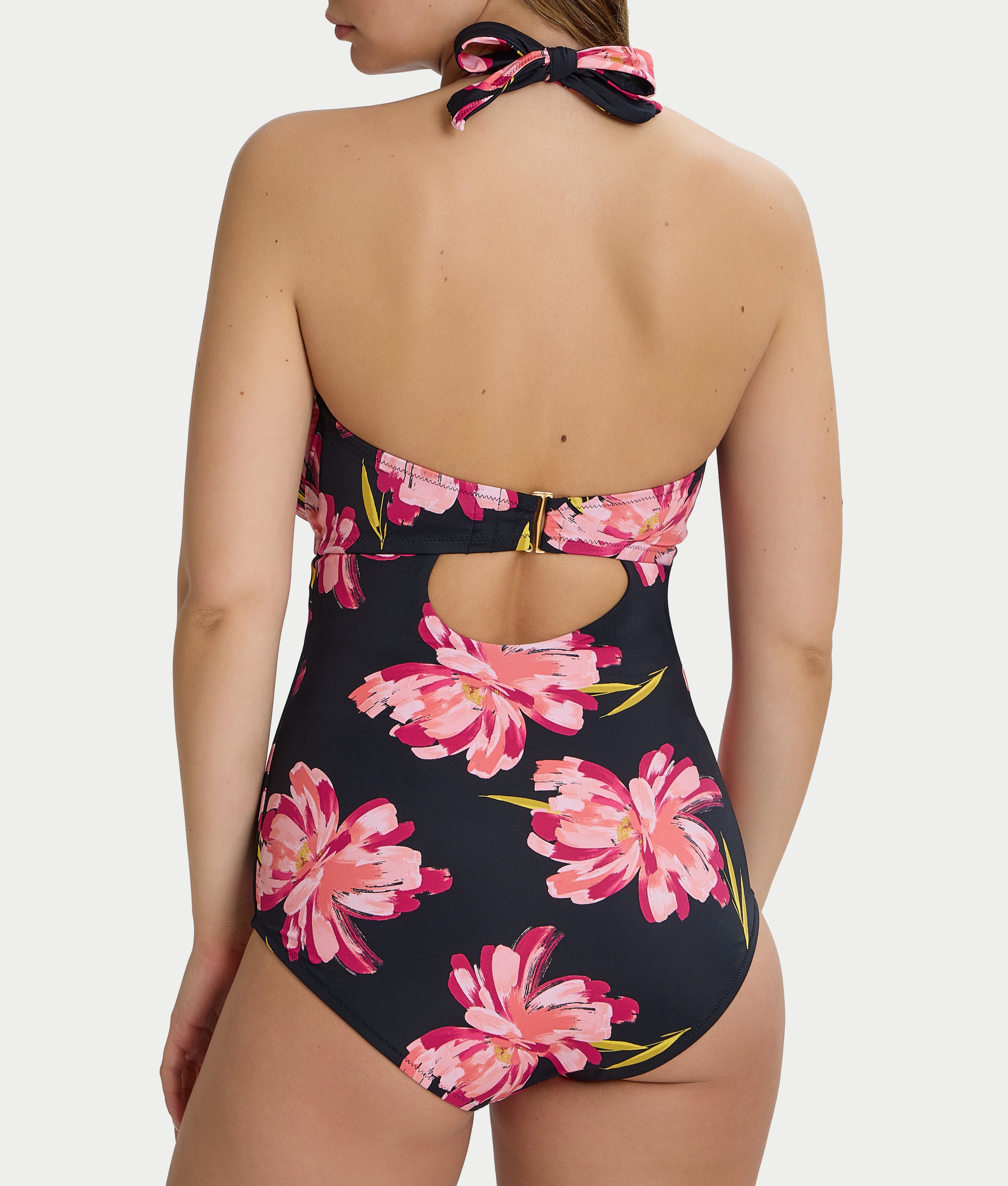 The Slimming Halter Underwire One-Piece、mySite、bengalsvssteelers