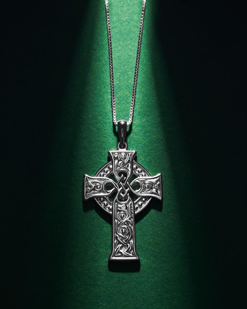  Four Apostles Celtic Cross Pendant