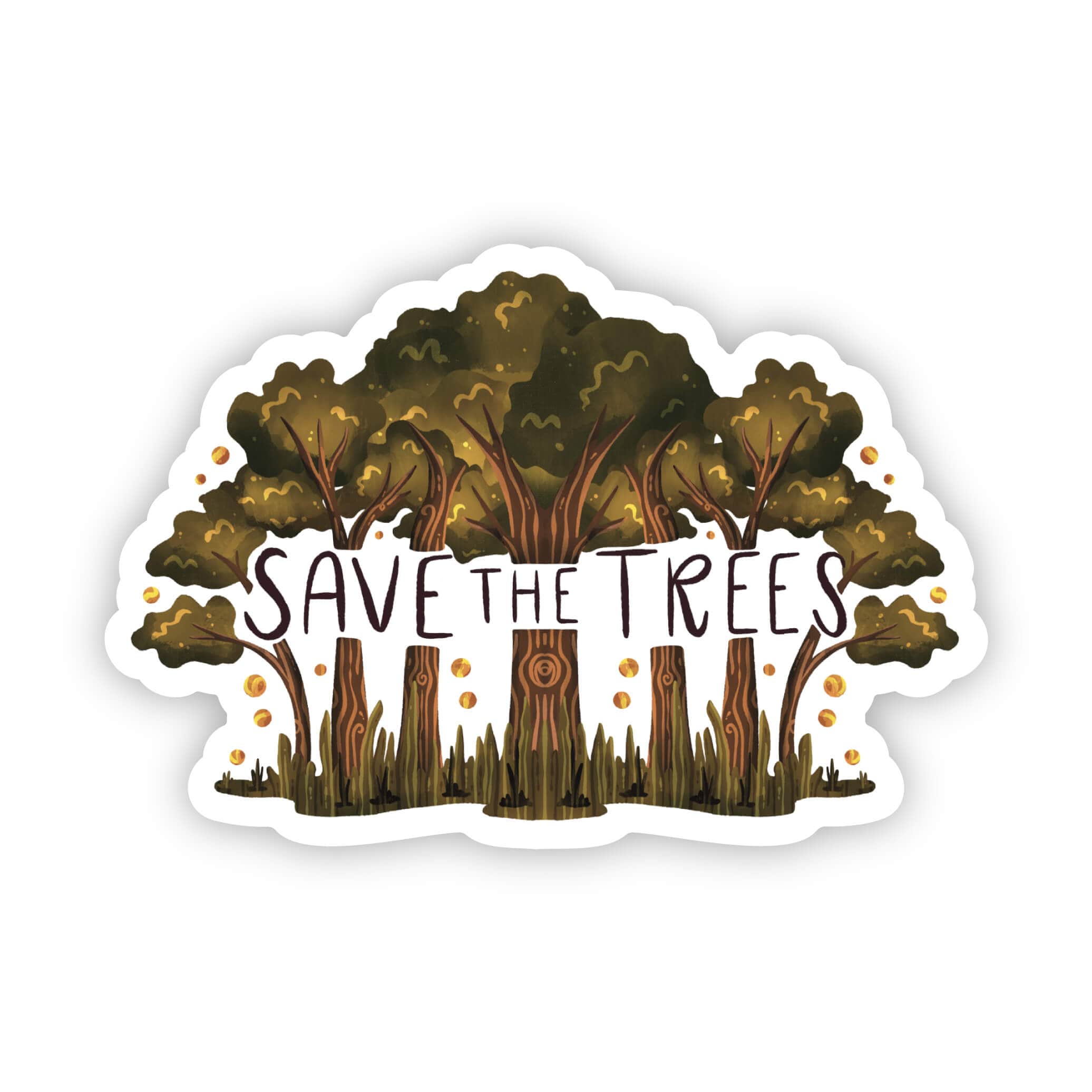  Save the trees sticker、mySite、ghnorth