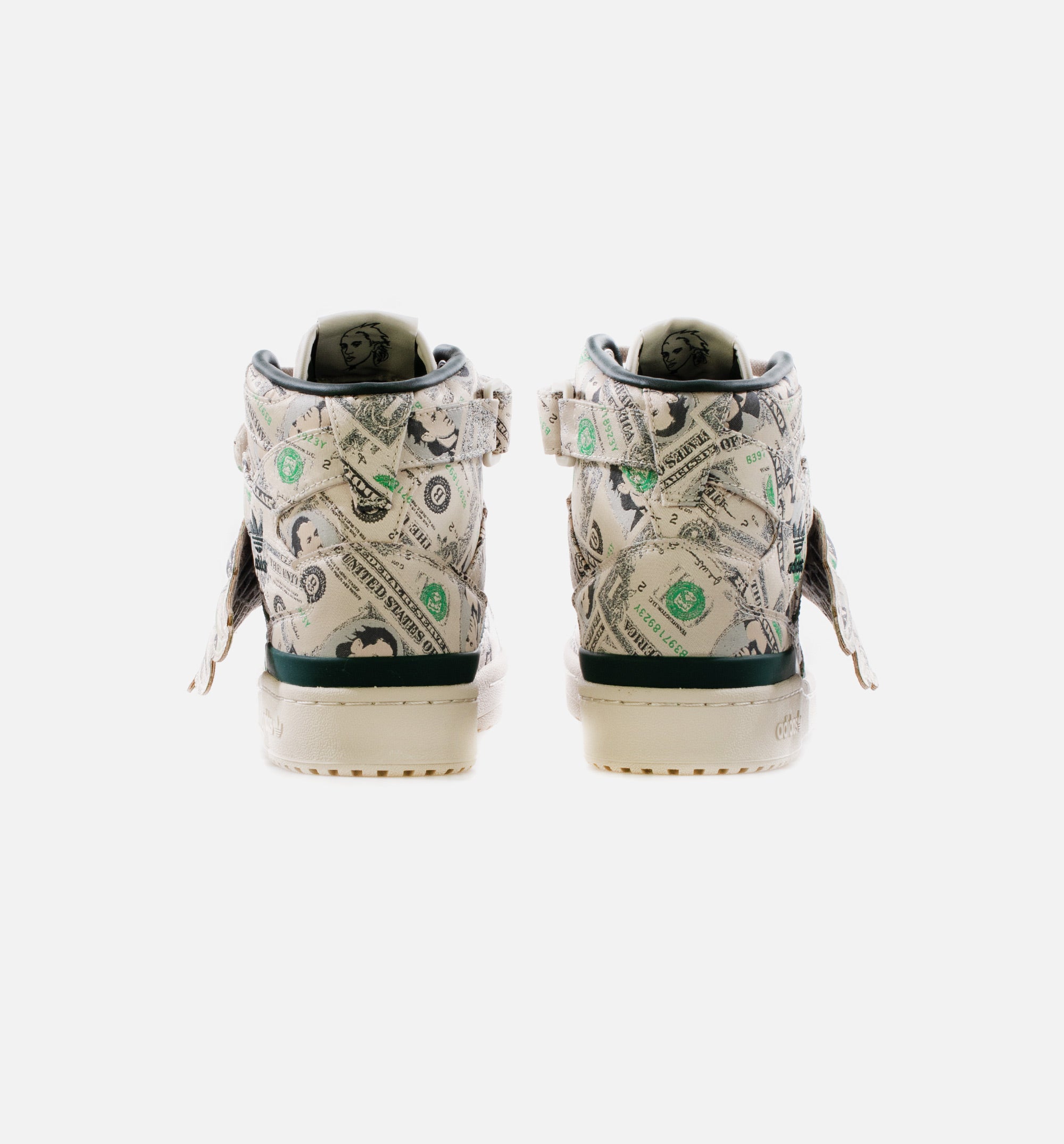 X Jeremy Scott Forum Wings 1.0 Money Mens Lifestyle Shoe - Off white/Green/Multi Limit One Per Customer、mySite、dreamappss
