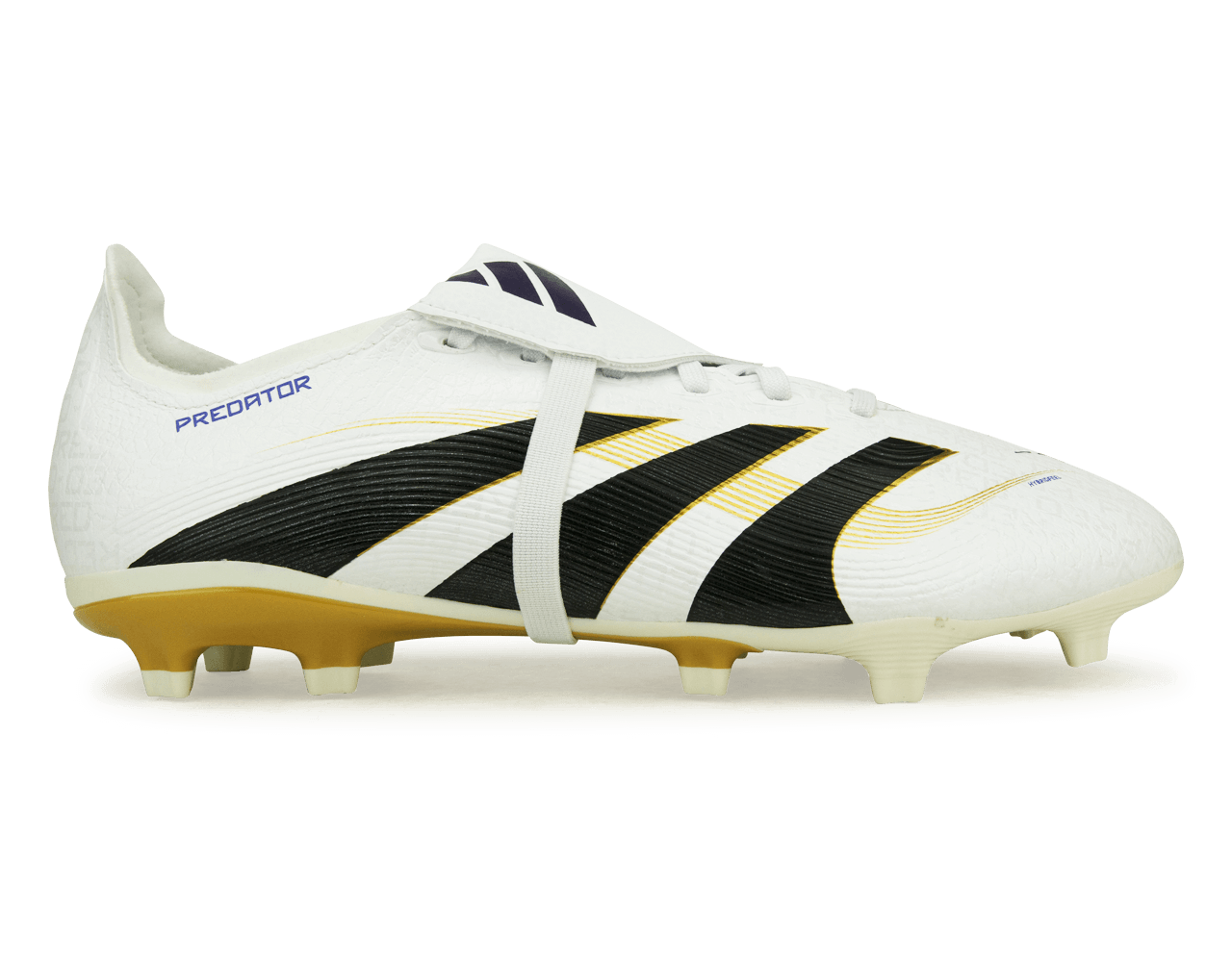 adidas Men's Predator League Foldover Tongue FG White/Black/Gold、mySite、noshort