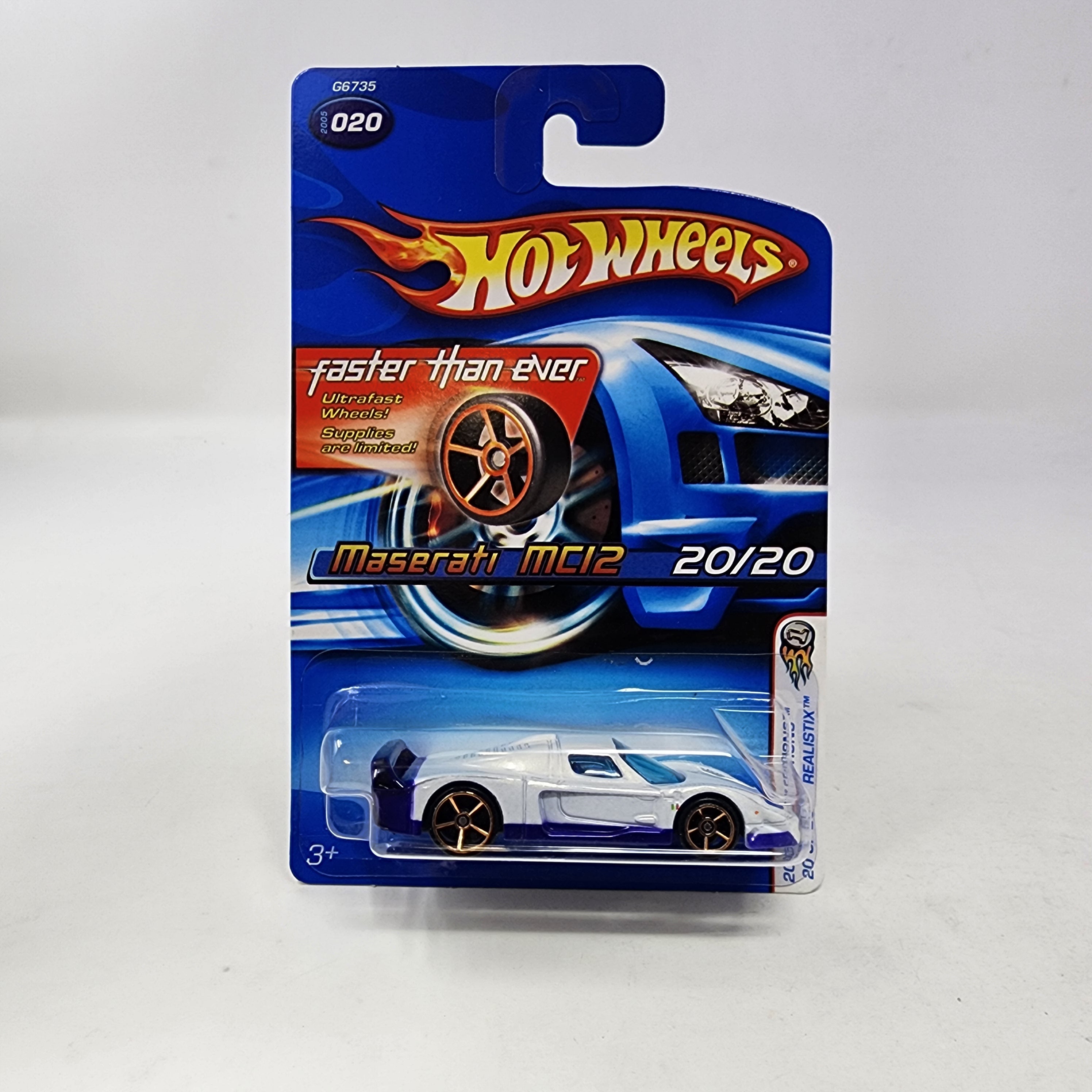 Maserati MC12 #20 * White w/ FTE Rims * Hot Wheels 2005、mySite、hgirdovlk