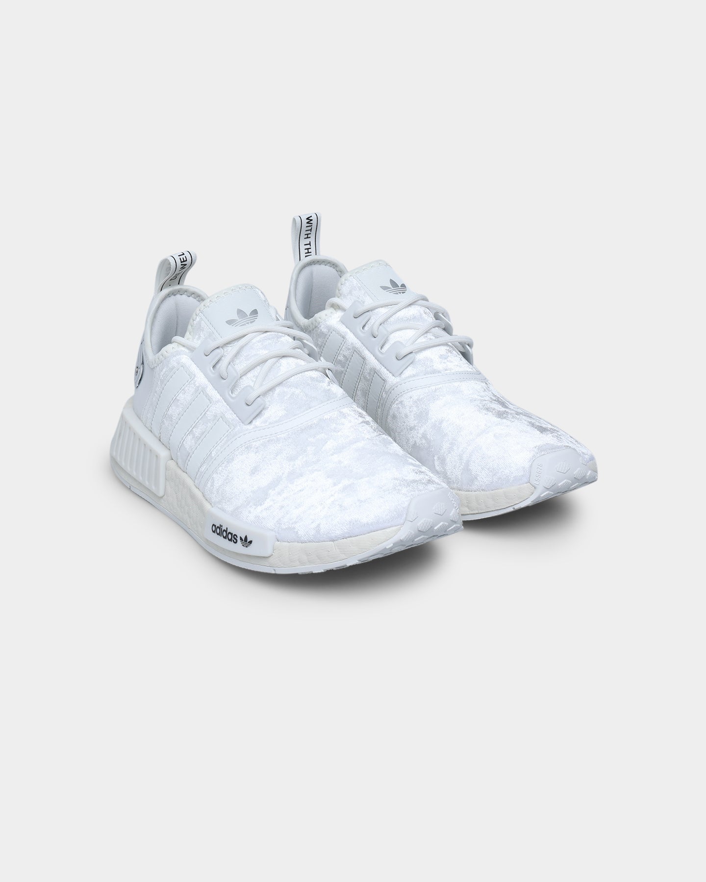 Adidas Women's NMD_R1 Crystal White / Crystal White / Silver Metallic、mySite、zt4zffjzw