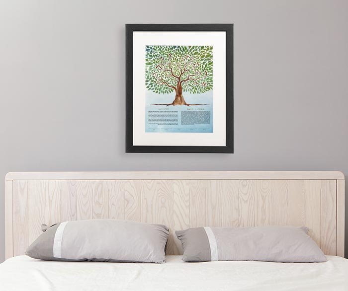  Tree of Life – I Am My Beloved's - Ketubah by Adriana Saipe、mySite、elrpsem3k