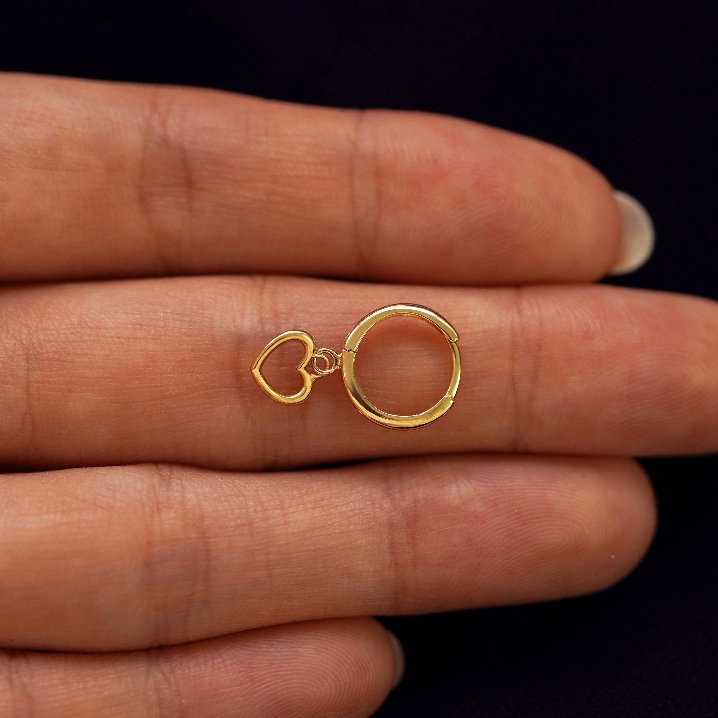 Heart Dangle Hoop、mySite、hinf8tx79