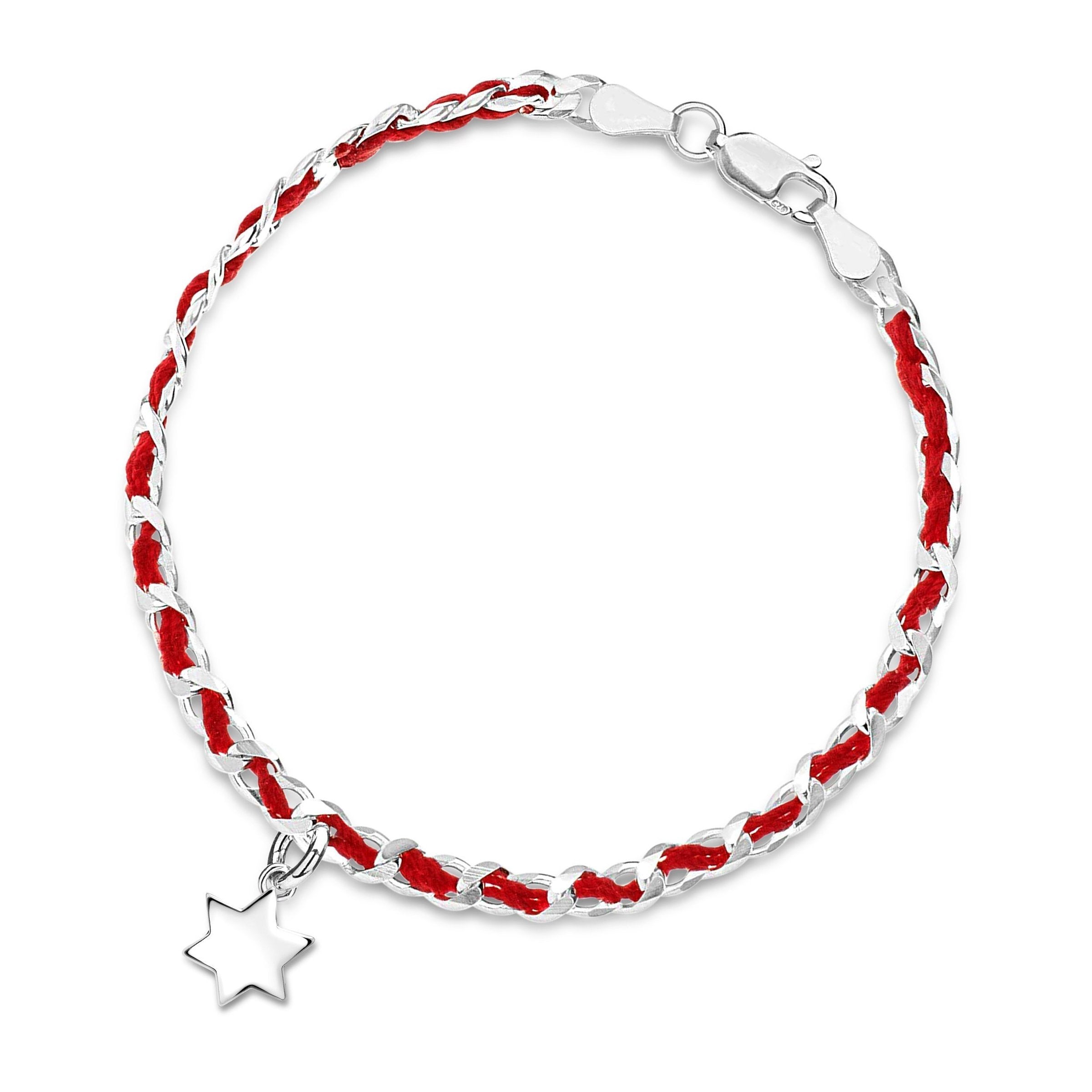 Solid Star of David Red String Bendel Bracelet、mySite、topwebapps