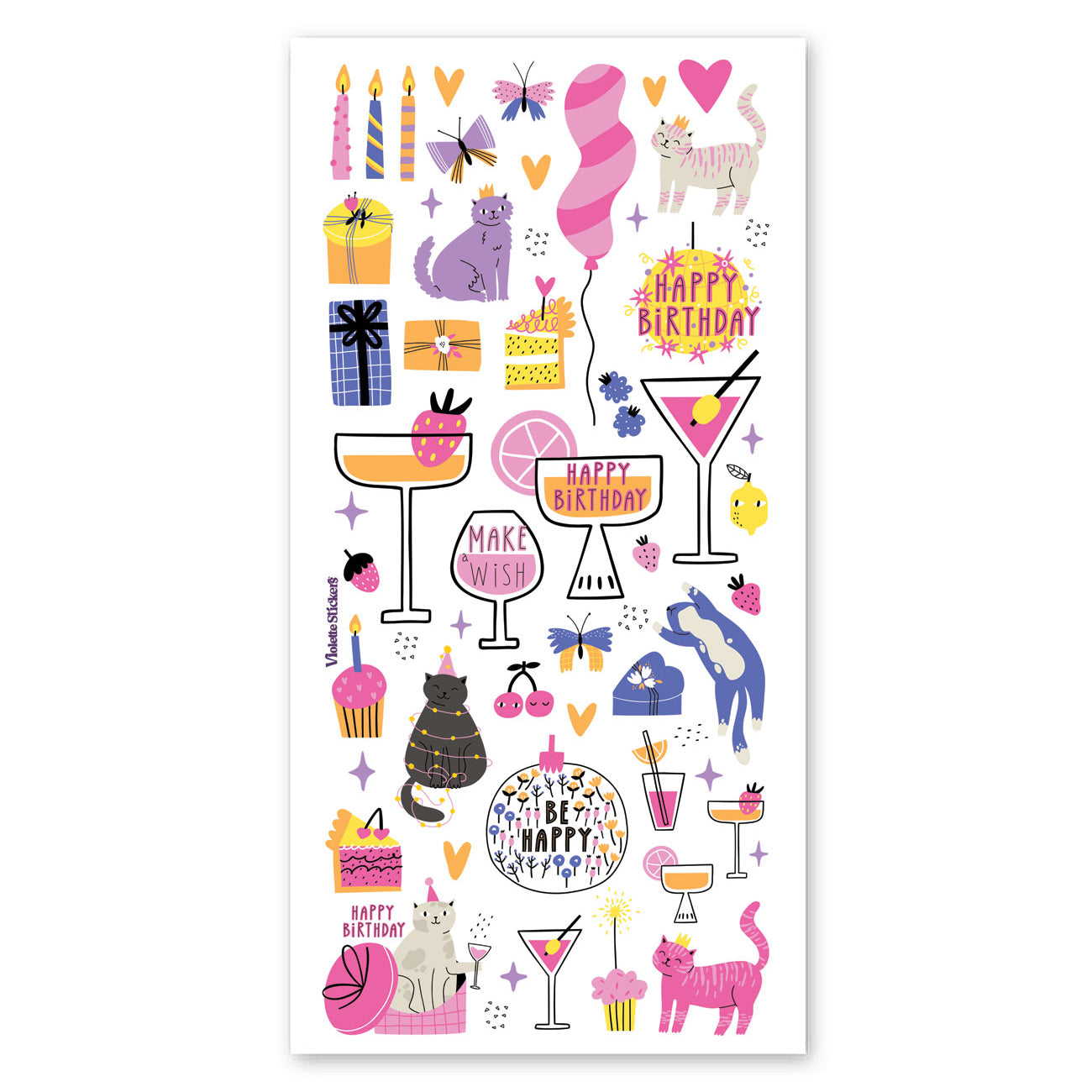  Cat Lady Birthday Stickers、mySite、ghnorth