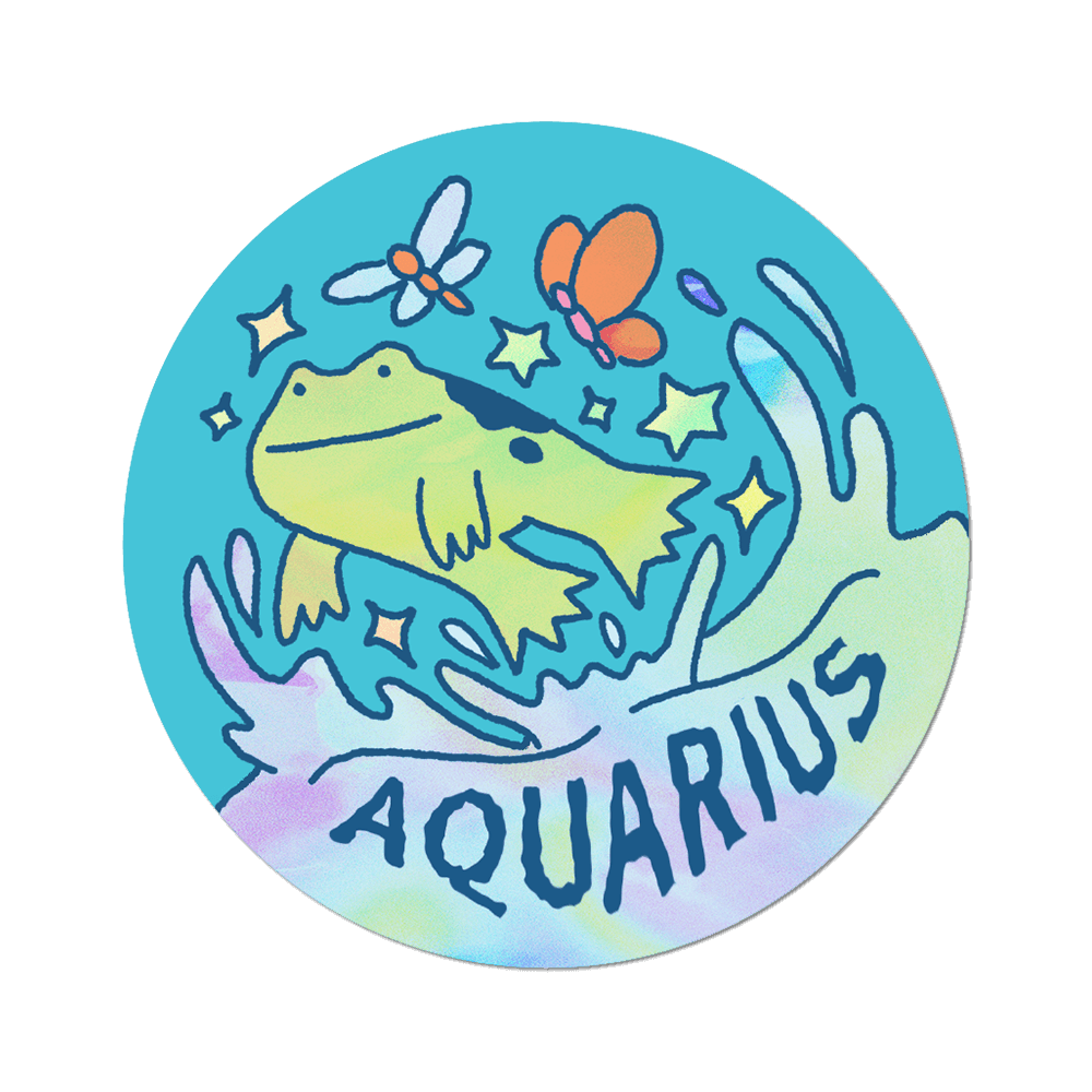  Aquarius Zodiac Vinyl Sticker Decals、mySite、ghnorth