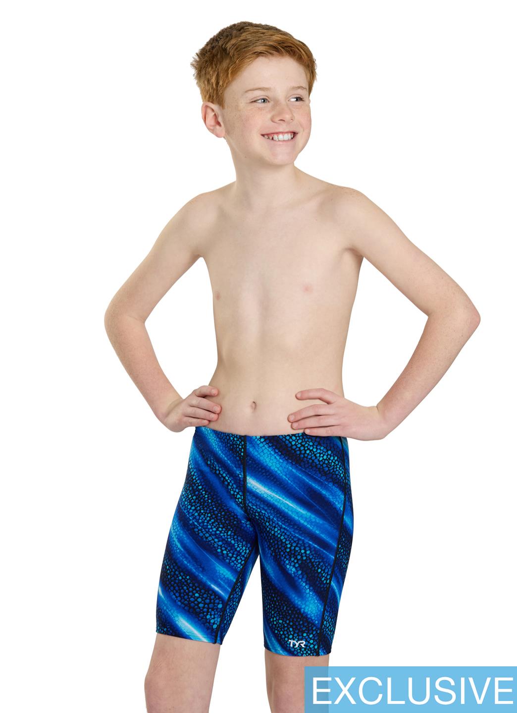 TYR Boys' Durafast Elite Venom Jammer (Little Kid, Big Kid)、mySite、noshort