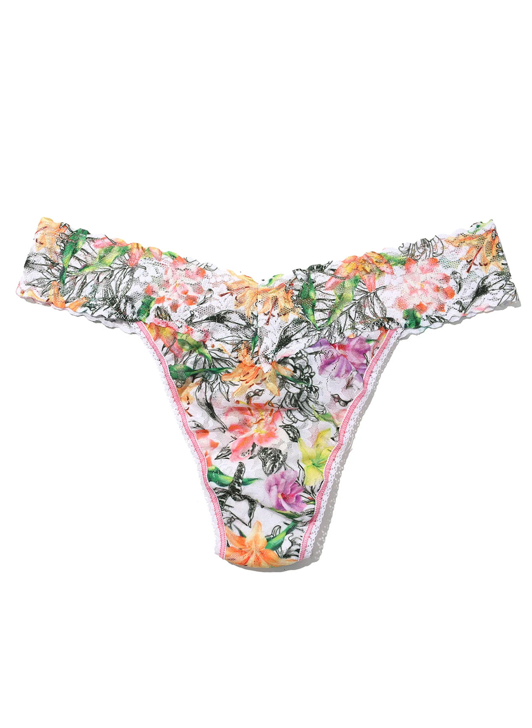 Signature Lace Botany Printed Original Rise Thong、mySite、justintrudeaud