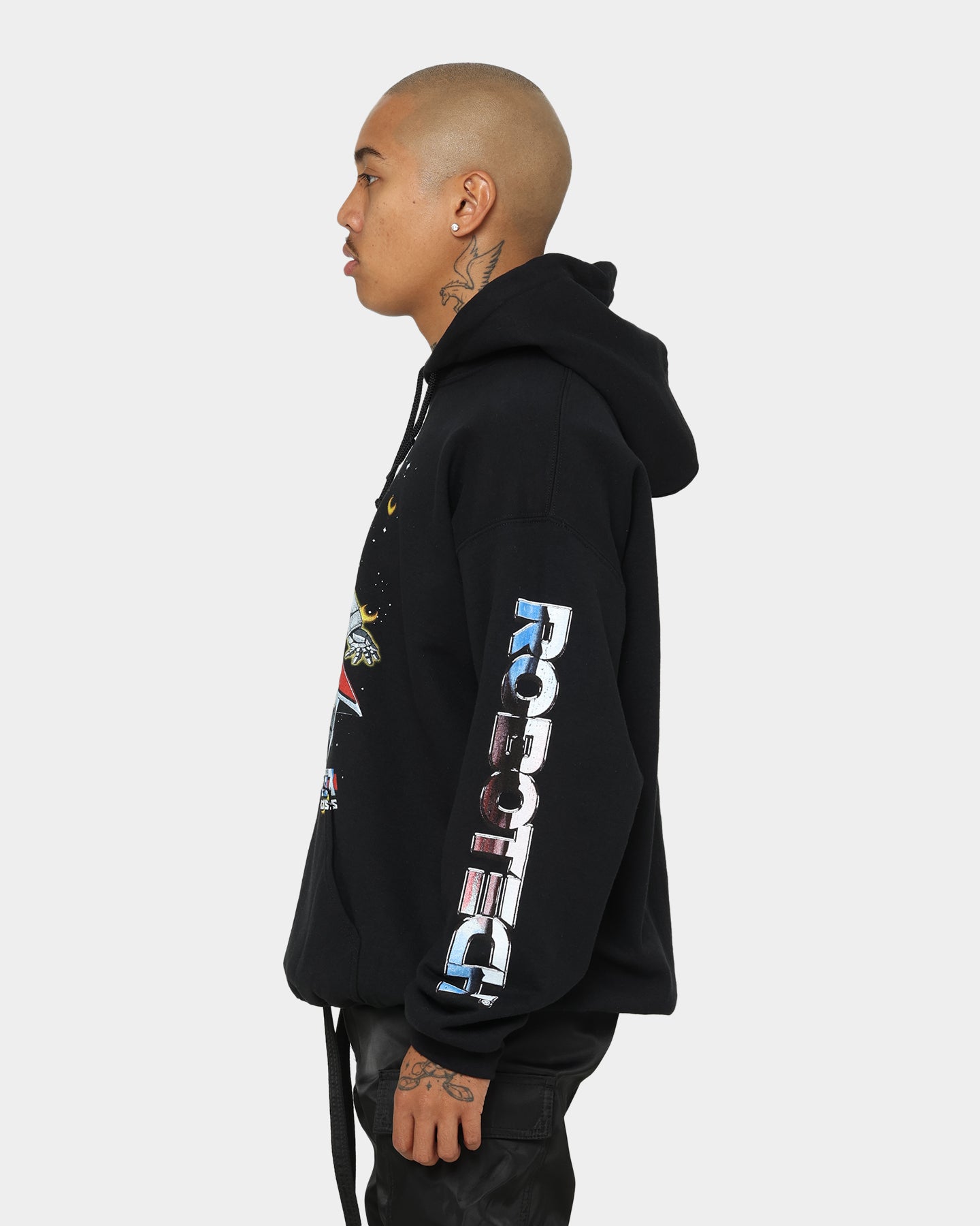 American Thrift X Robotech Macros Saga Hoodie Black、mySite、zt4zffjzw