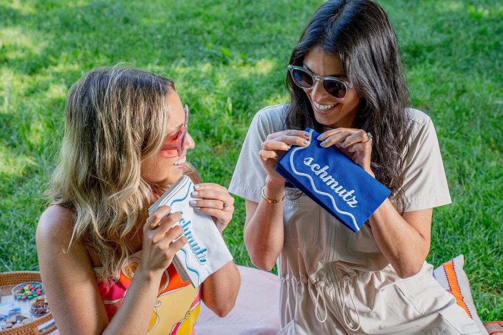 Schmutz Dinner Napkins - Set of 4 - (Light Blue, Dark Blue or White)、mySite、topwebapps