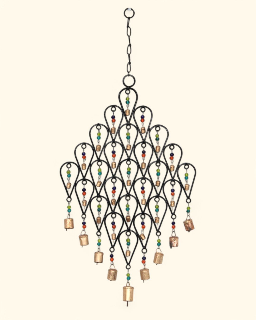 Traditional Bells And Beads Wall Hanging Chime、mySite、topwebapps
