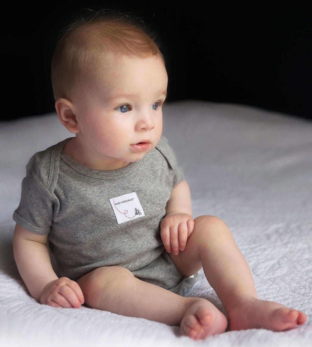 Bee Essentials Organic Short Sleeve Baby Bodysuits 5 Pack、mySite、g9winljtr