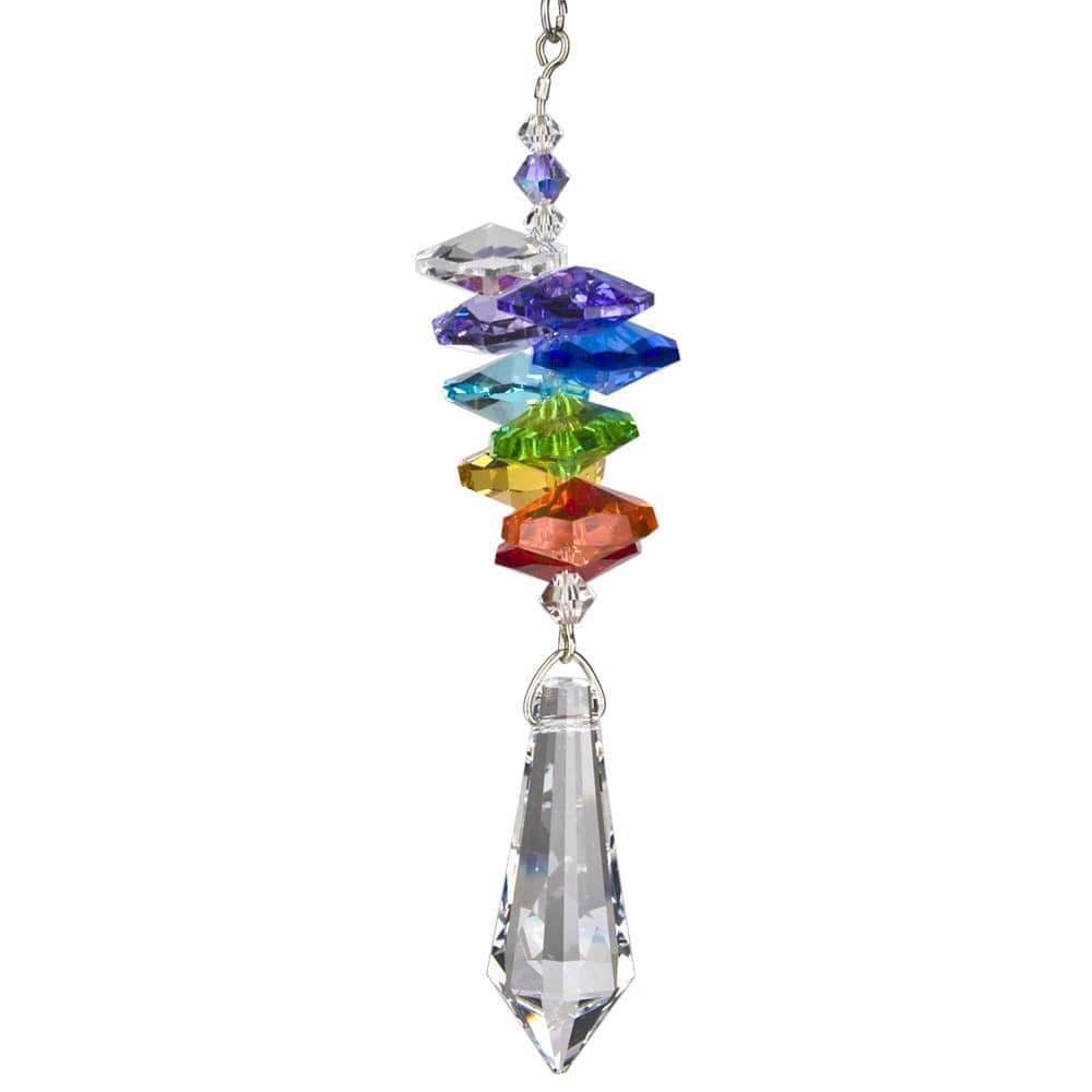 Crystal Cascades- Moonlight Blue & Rainbow Sun Catchers Rainbowmakers、mySite、g9winljtr